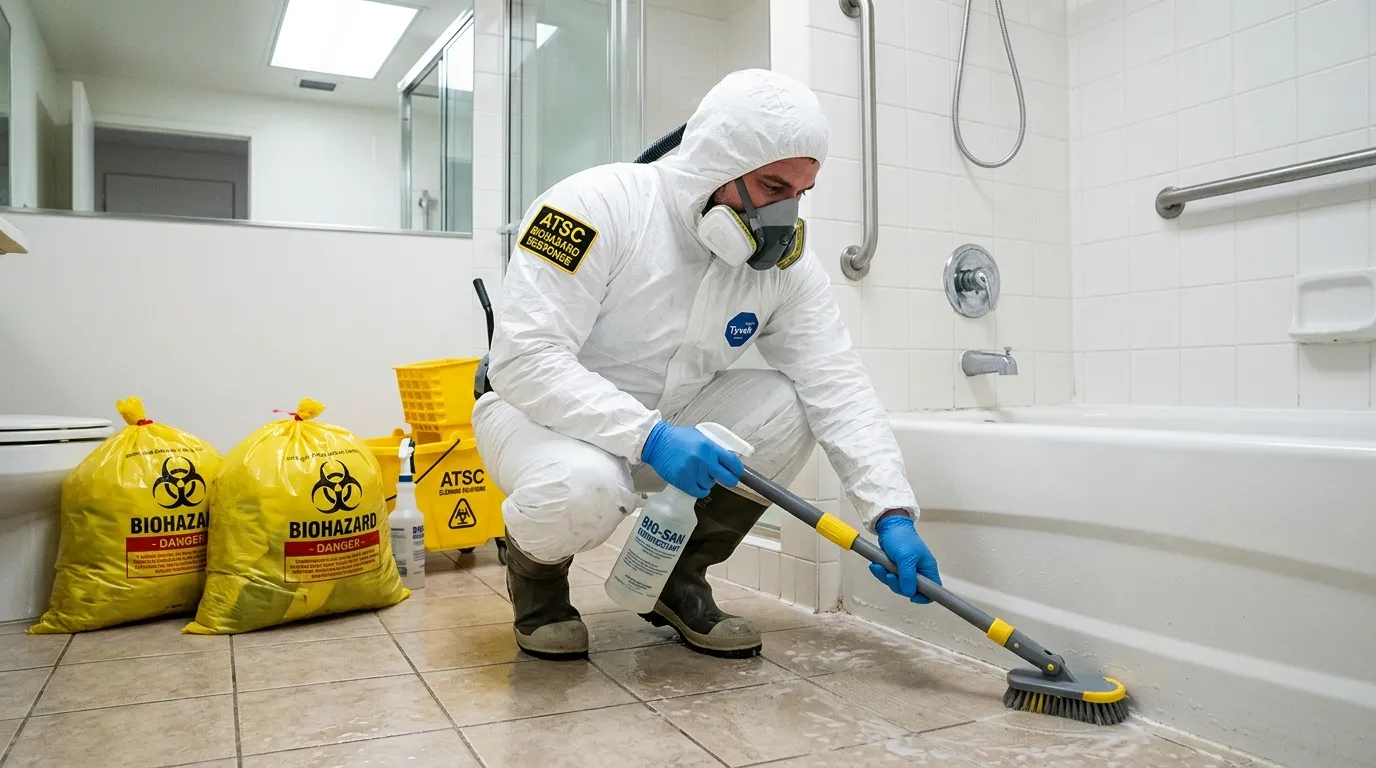 Decontamination equipment deployed for Blood Cleanup in Orland Hills